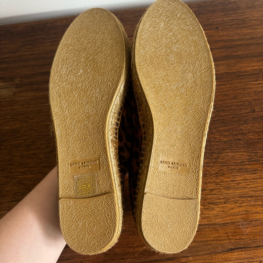 Saint Laurent Leopard Print Espadrilles - Picture 4 of 13